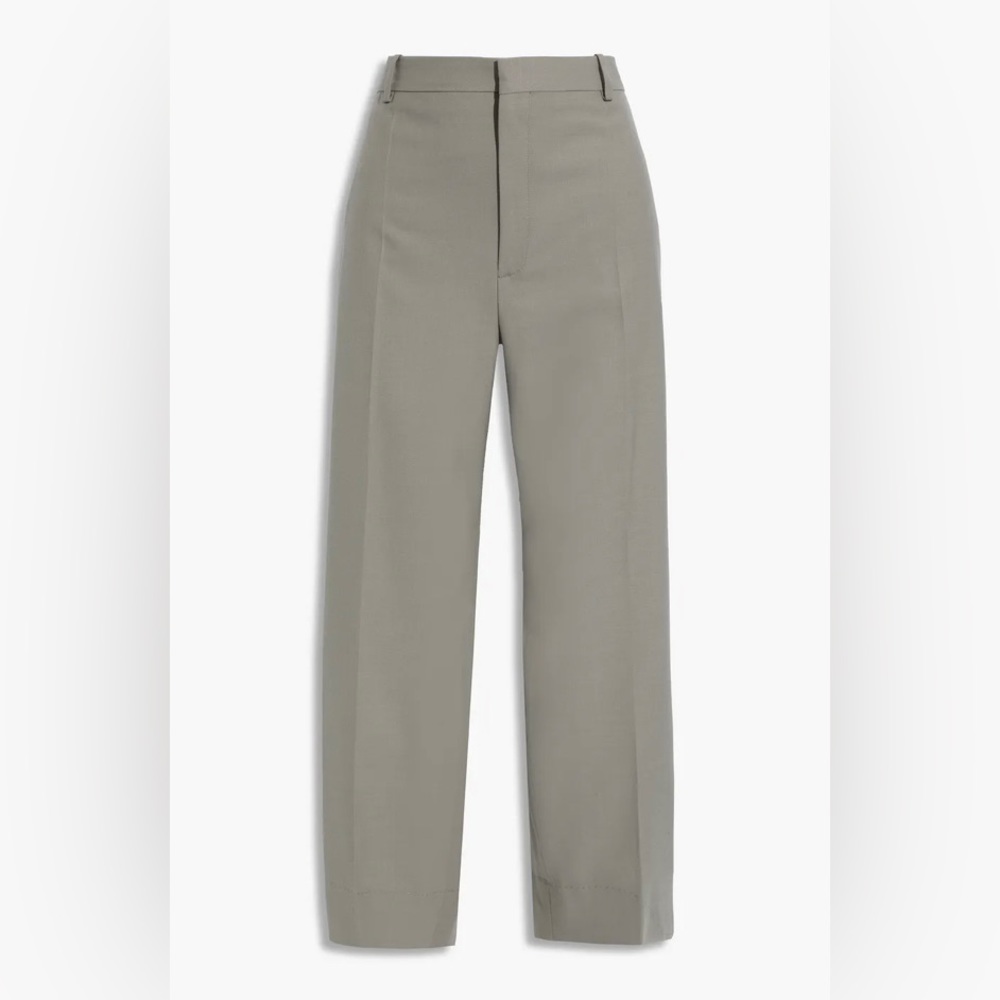 Cropped Gabardine Pants